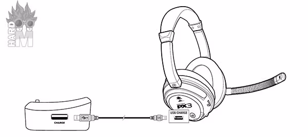 Ear Force PX3_carga_pila