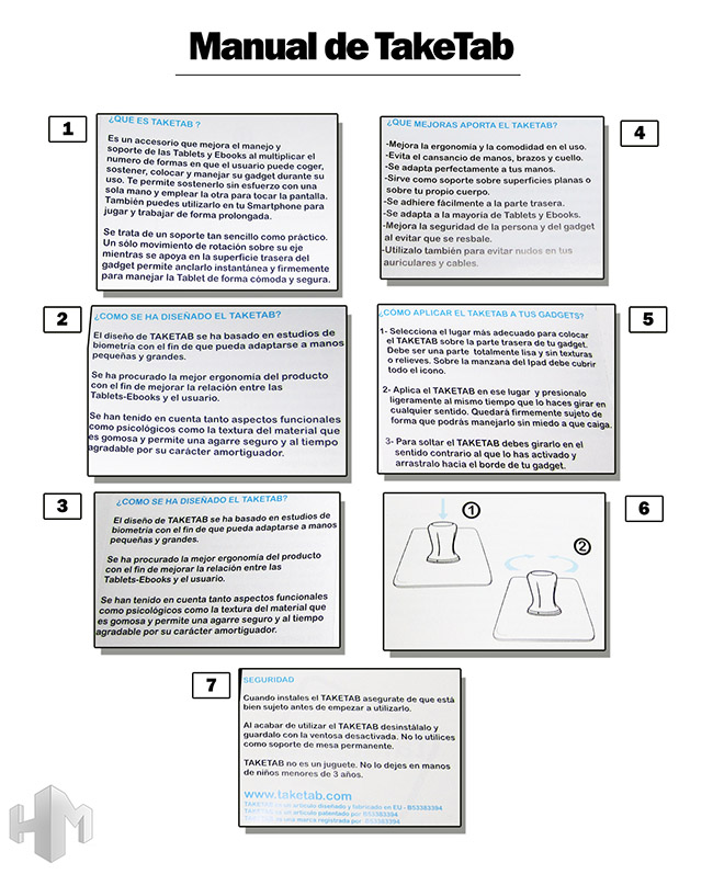 takeTab Manual completo