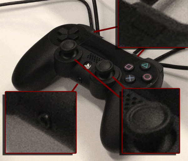 partes mando PS4