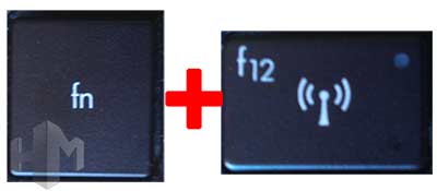 Wifi desconectado FN+F para activar WIFI