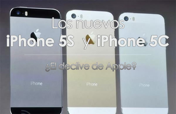 iPhone 5S y iPhone 5C el declive apple