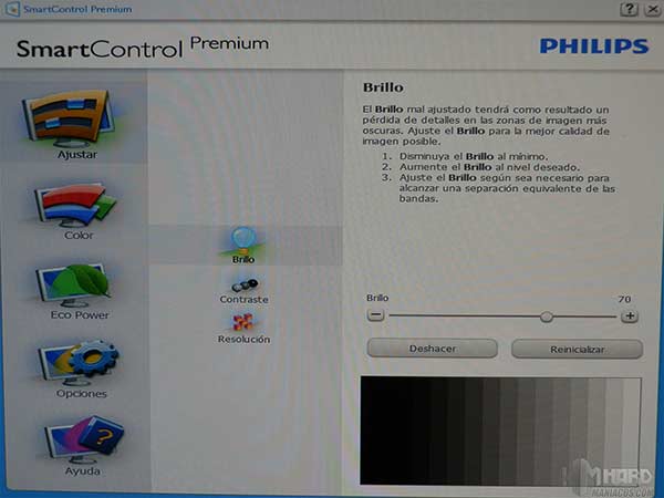 Monitor-Philips-menu-SmartControl-Premium-ajustar-l