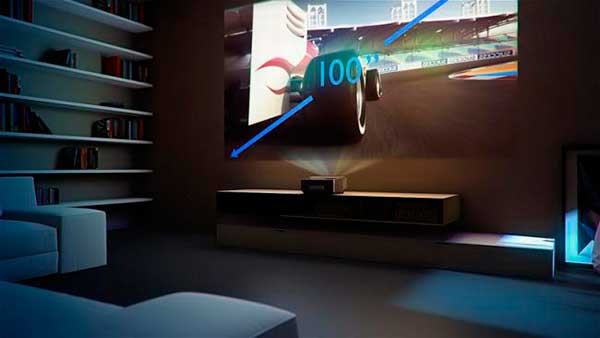 Proyector-Philips-pantalla