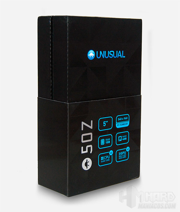 Smartphone-Unusual-50Z_caja-parte-frontal