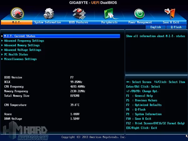 Placa-Base-Gigabyte-Bios-en-F7