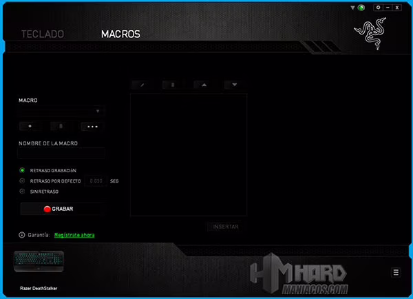 Teclado-Razer-DeathStalker-Synapse-Macros