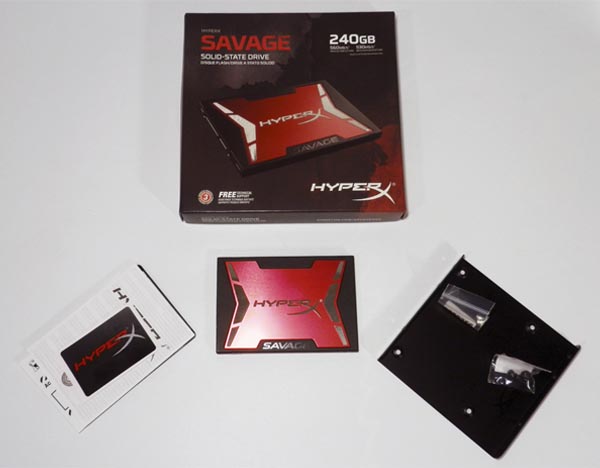 SSD HyperX Savage Contenido 1