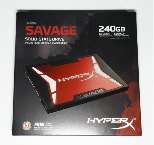 SSD HyperX Savage Embalaje 1