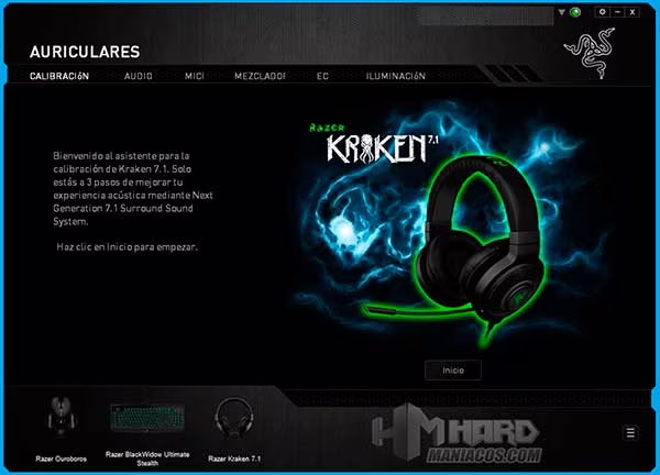 Auriculares-Razer-Kraken-7.1-Synapse-Calibracion