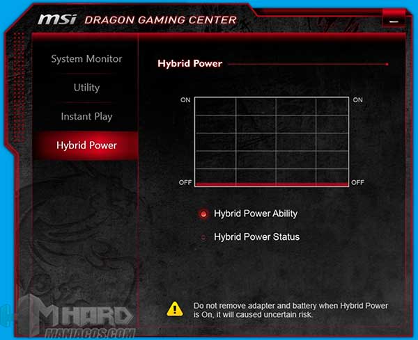 Portatil-MSI-GT60-2PC-programa-MSI-Hybrid-Power