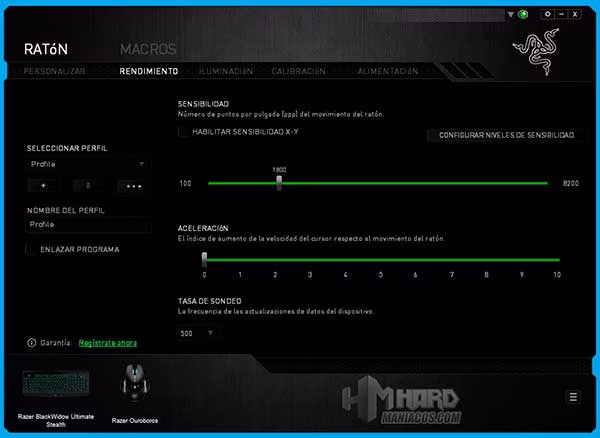 Raton-Razer-Ouroboros-Synapse-Rendimiento