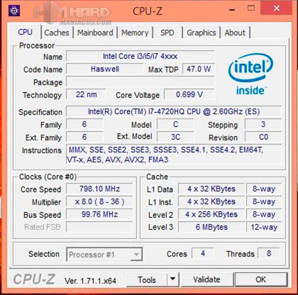 Portatil-GT80Titan-test-CPU-Z
