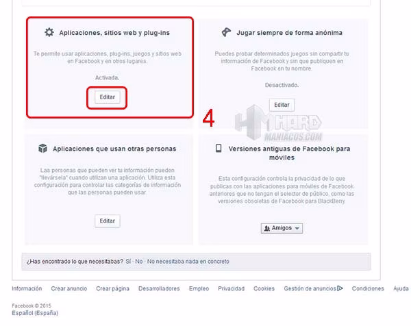 eliminar invitaciones a juegos en facebook 3