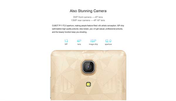 CUBOT-P11-camara