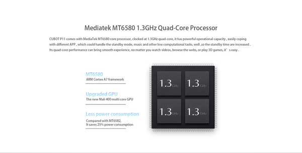 CUBOT-P11-procesador