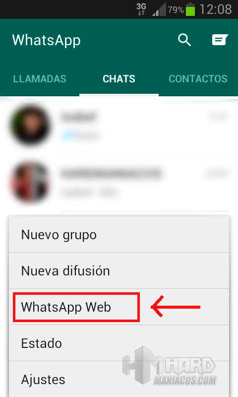 WhatsApp Web 2 configuracion