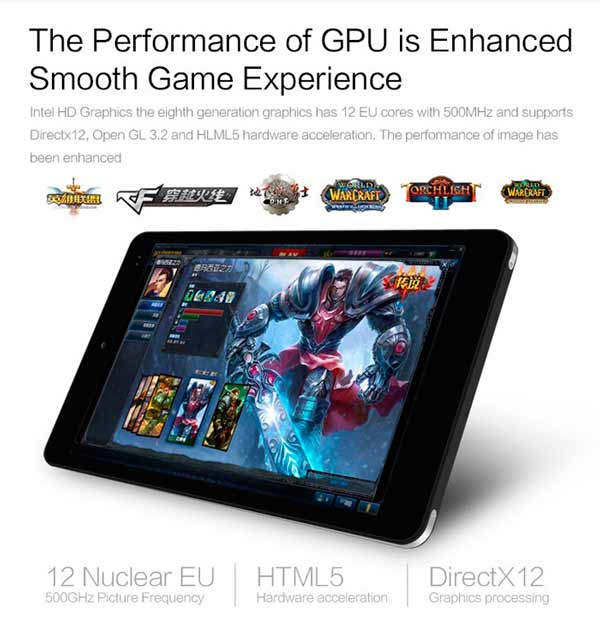 Chuwi Vi8 Plus GPU