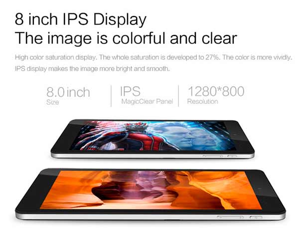 Chuwi Vi8 Plus pantalla