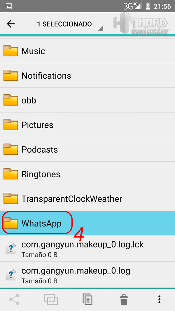 Transferir el Historial de WhatsApp android_4