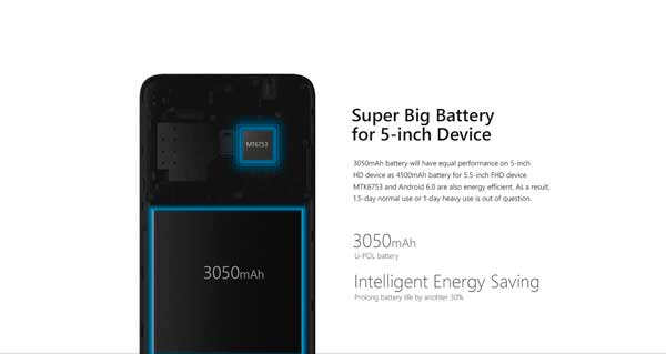 Ulefone Metal Bateria