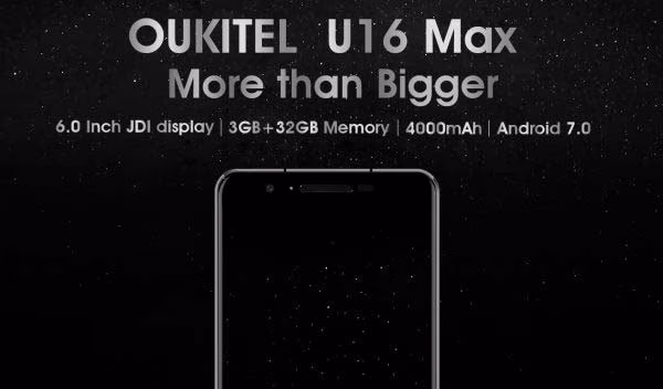 oukitel u16 max