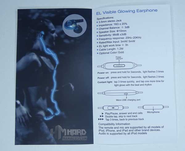 Glowing Earphone