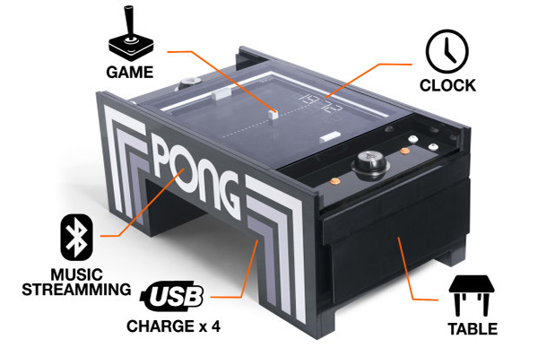 Mesa de café PONG de Atari