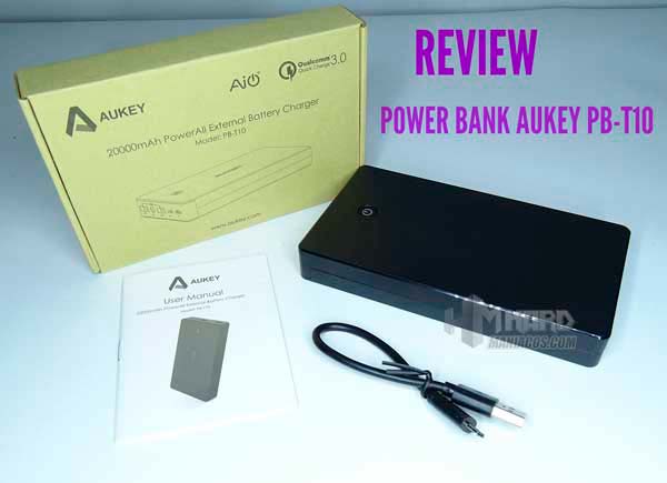 power bank aukey pb t10 portada
