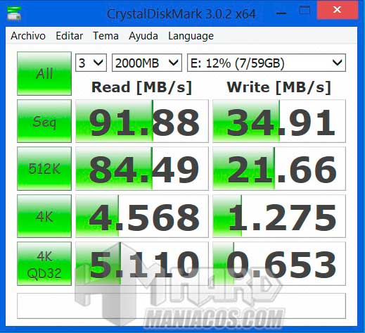  iXpand Flash Drive test velocidad