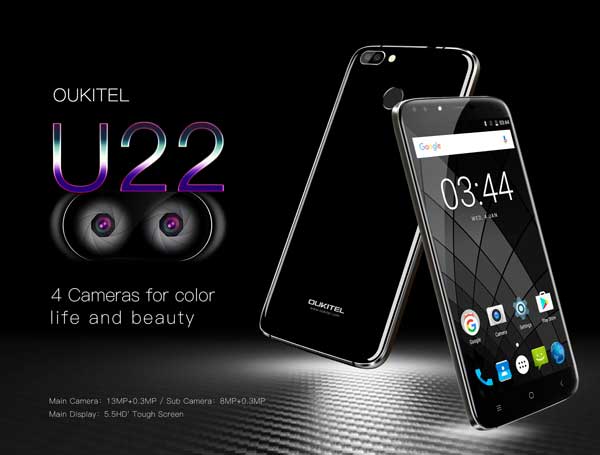 Anunciado el OUKITEL U22 con cuatro cámaras