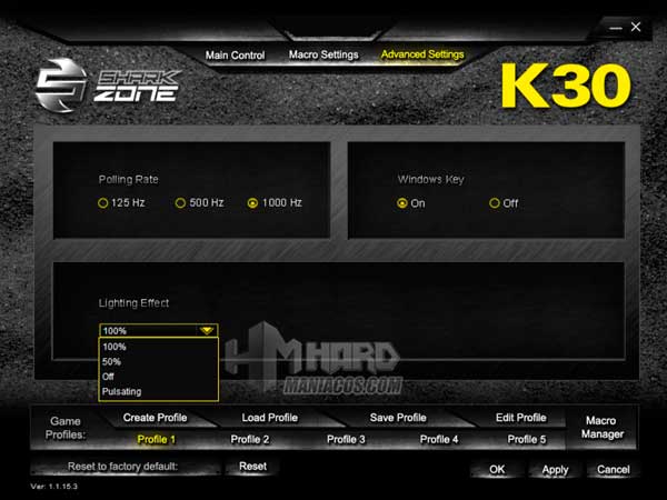 Shark Zone K30 software 4