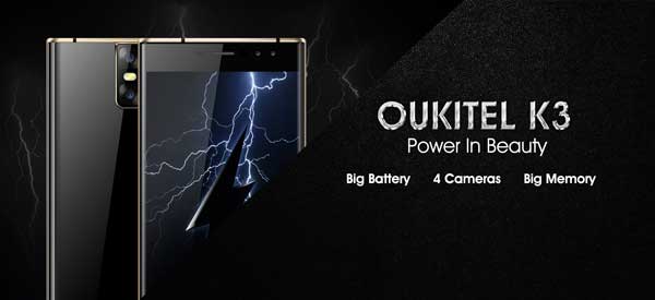 OUKITEL anuncia su nuevo smartphone K3