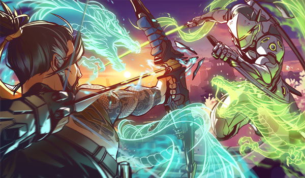 cómic digital de Overwatch