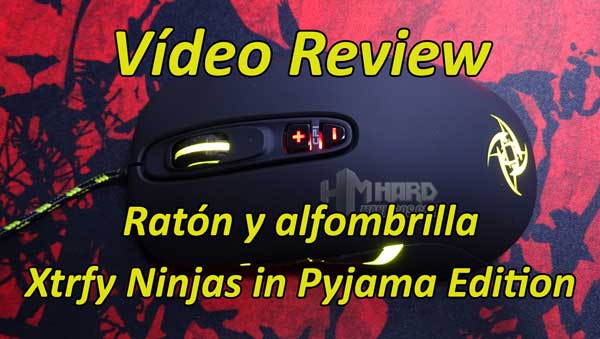 vídeo review ratón y alfombrilla Xtrfy Ninjas in Pyjama Edition