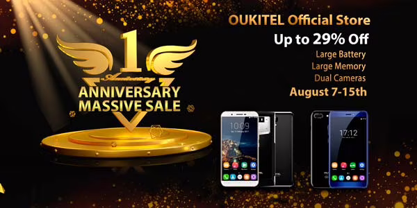 descuentos en la tienda de OUKITEL en aliexpress
