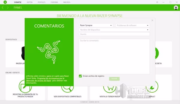 Razer Synapse 3 beta Lancehead 9
