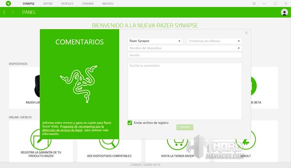 Razer Synapse 3 beta Lancehead 9