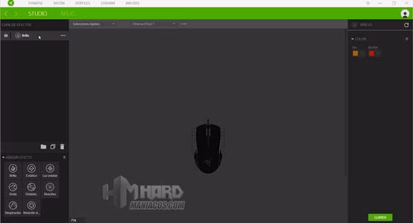 Razer Synapse 3 beta Iluminacion 15