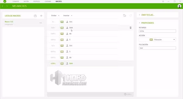 Razer Synapse 3 beta Macro 3