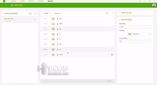 Razer Synapse 3 beta Macro 4