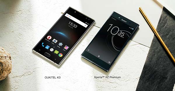 Oukitel K3 vs Sony Xperia XZ Premium 1