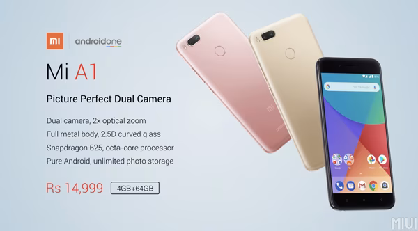 Comienza la preventa del Xiaomi Mi A1