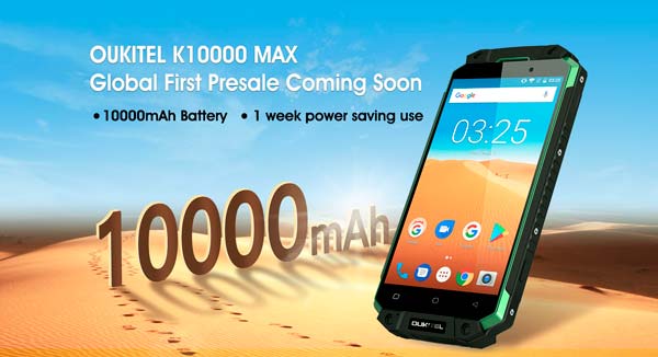 prueba de consumo del OUKITEL K10000 MAX