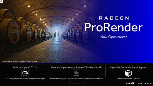 AMD presenta complementos Radeon ProRender macOS