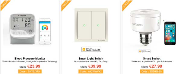 sorteo en koogeek, productos