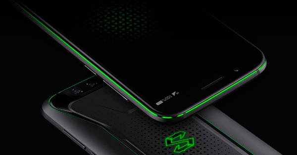 detalles verdes Xiaomi Black Shark