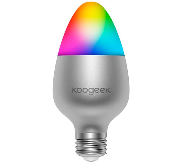 bombilla led wifi rgb de la marca koogeek