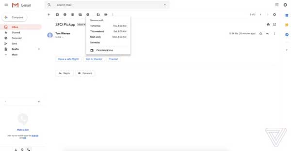 Primeras imágenes del nuevo diseño de Gmail