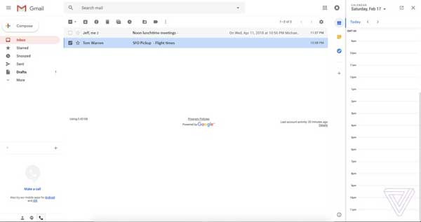 Primeras imágenes del nuevo diseño de Gmail