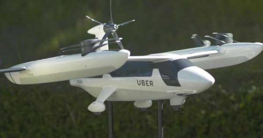 Primer prototipo del taxi aéreo de Uber